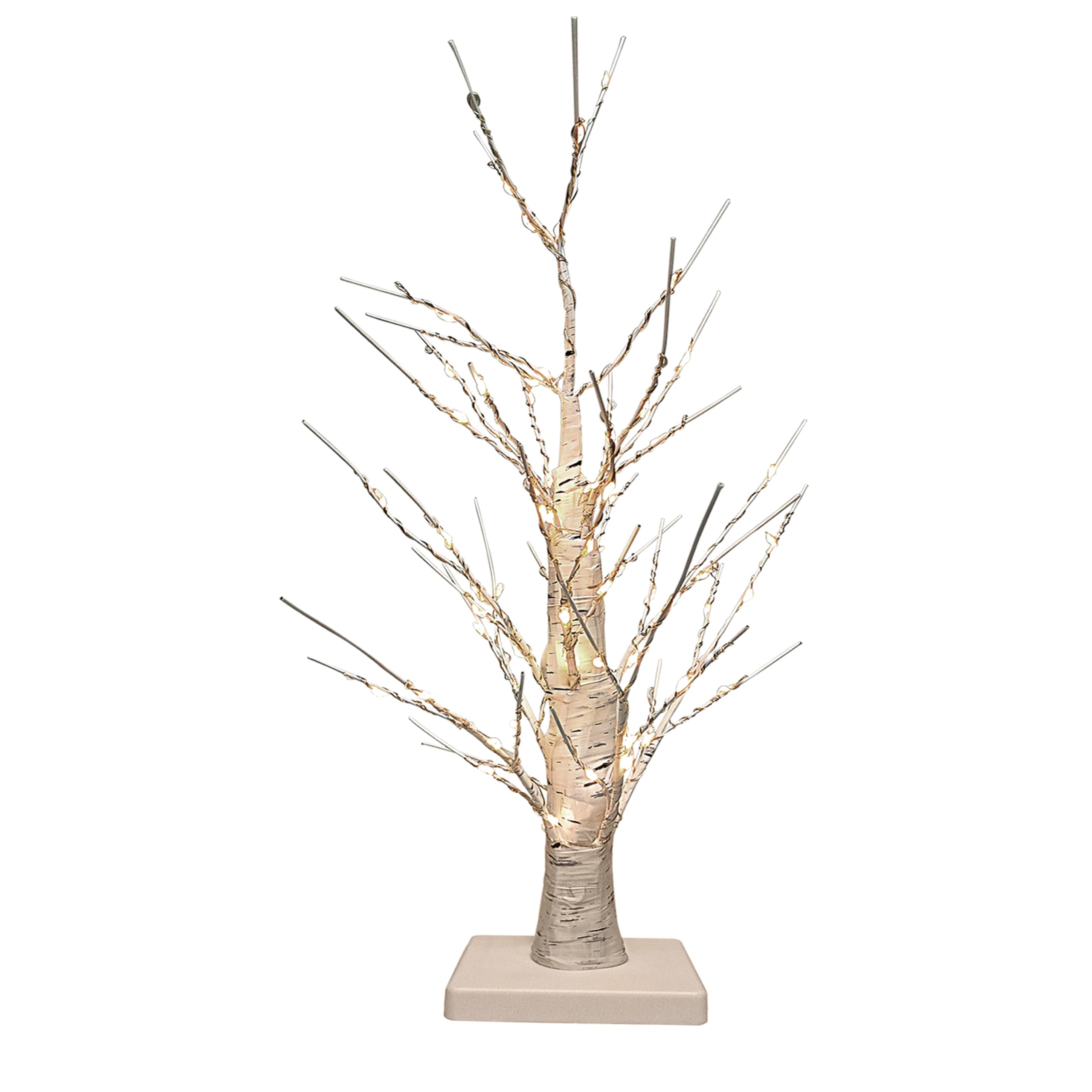 Just for Christmas Birch Tree - Battery Operated Xmas Decoration Twig Tree Lamp with 70 Warm White LEDs | Perfect for Indoor Christmas Decorations, Birthdays Parties & wedding Décor