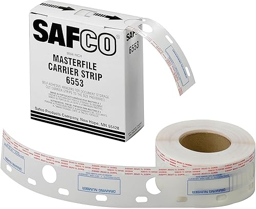 MasterFile 2, tiras de transporte, 2 1/2" W poliéster 1/2" diámetro