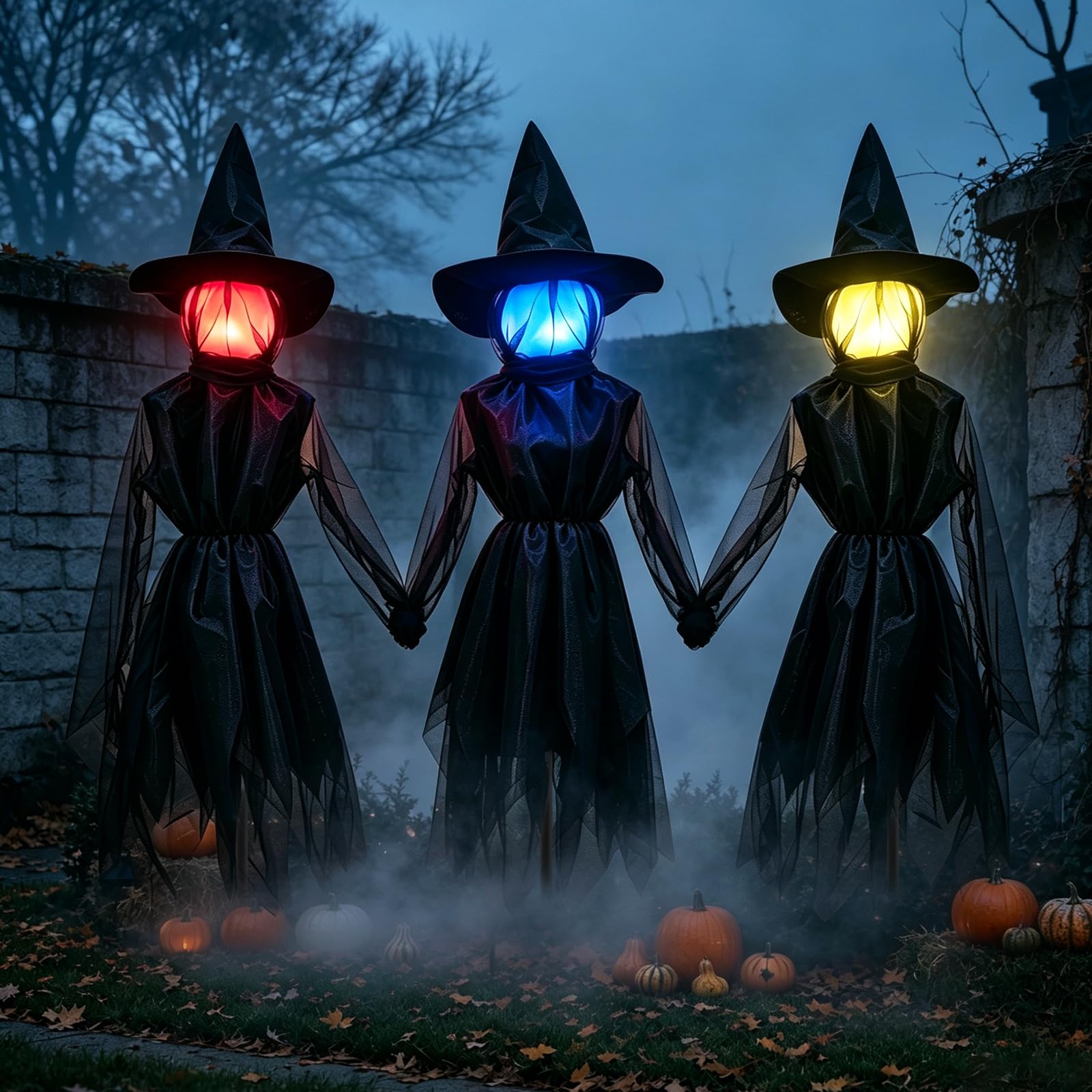 Decorazioni per streghe di Halloween, per esterni, 1,8 m, si tengono per