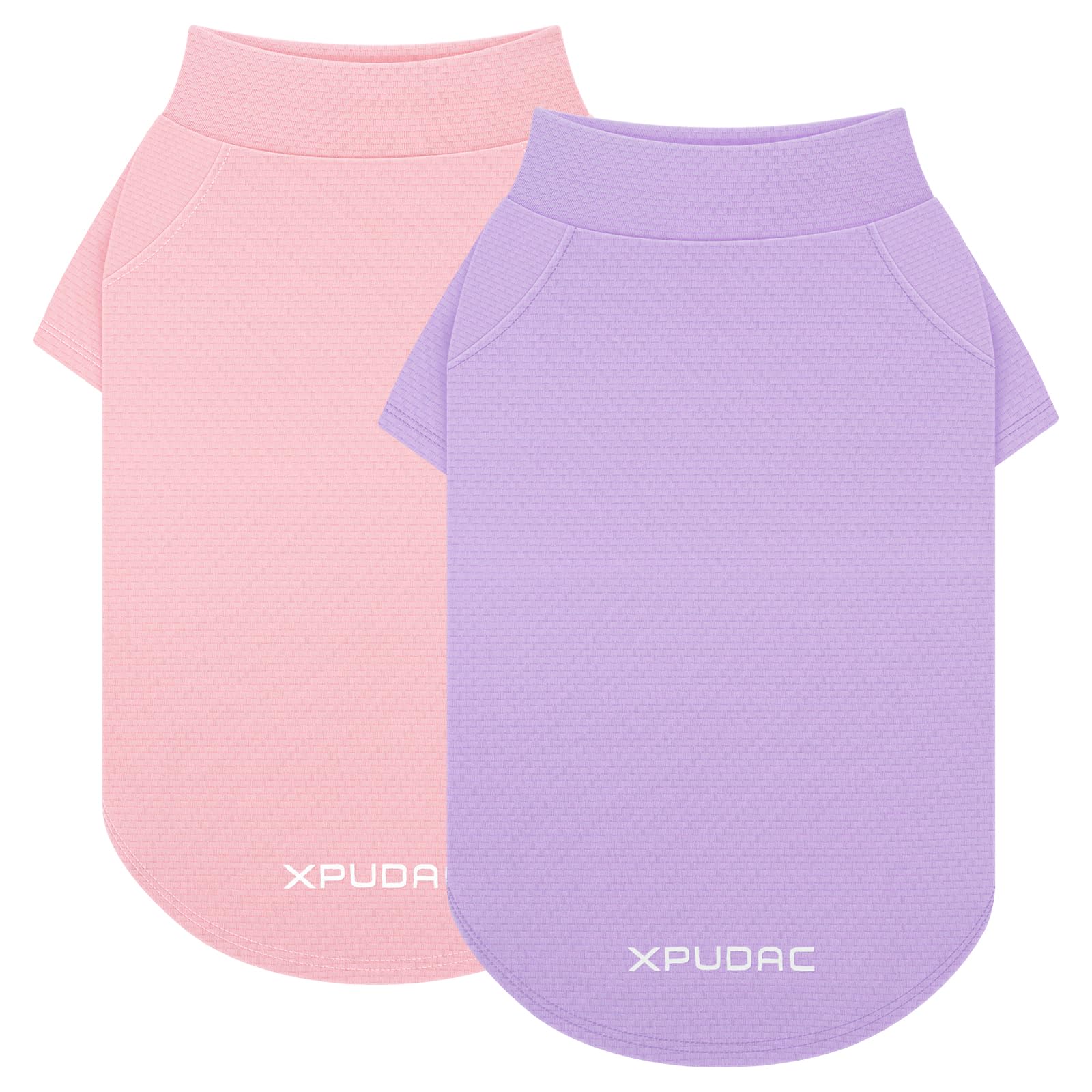 T-shirt respirant pour chien séchage rapide et protection solaire extensible lot de 2