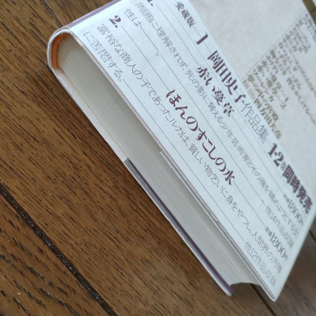 【漫画史の貴重な1ページ】岡田史子作品集「赤い蔓草」「ほんのすこしの水」 岡田史子 作品集 1 赤い蔓草 2 ほんのすこしの水 初版 NTT出版