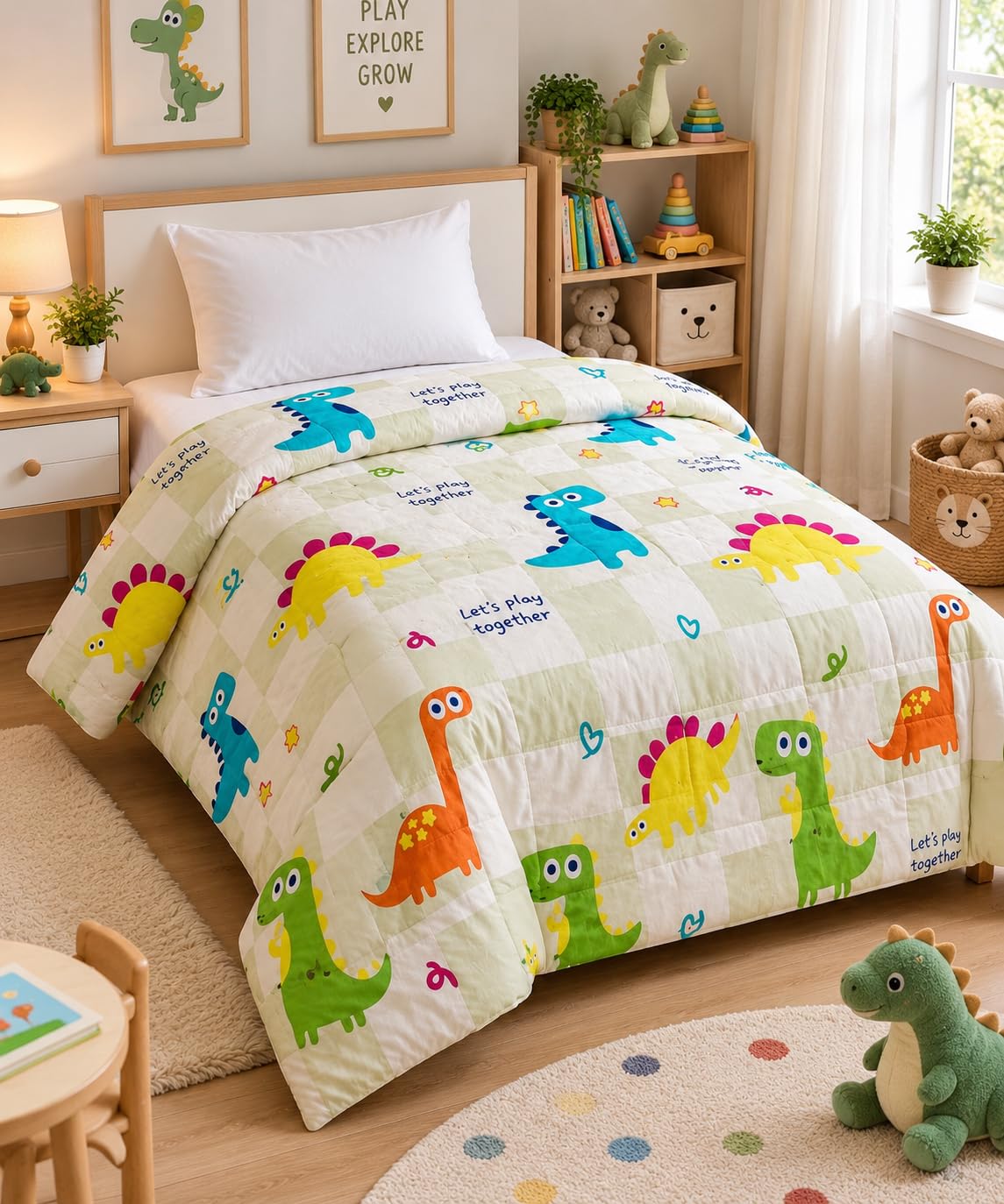 Kids Comforter Blanket - Super Soft & Reversible -1