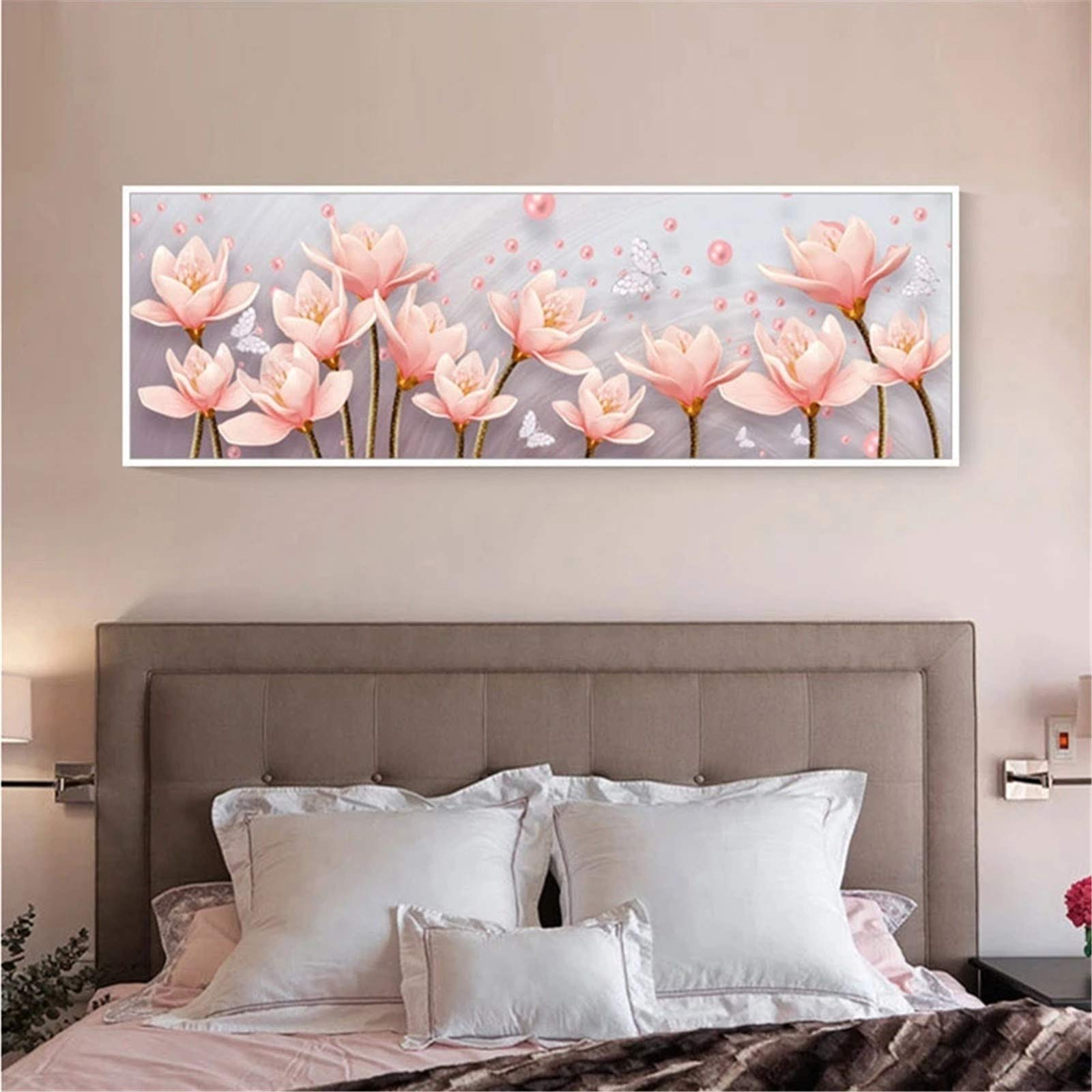 Point de croix diamant art craft magnolia 24x48inch avec kit de peinture diamant broderie 5D DIY
