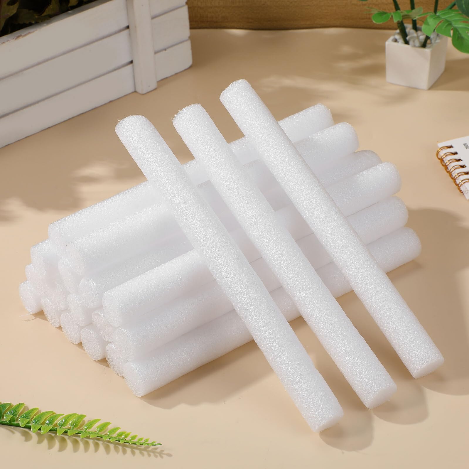 25 Piezas de Varillas de Espuma Ajustables para Fundas de Sofá, Resistentes Deformación, para Sujetar Cubre Sofá en Decoración del Hogar