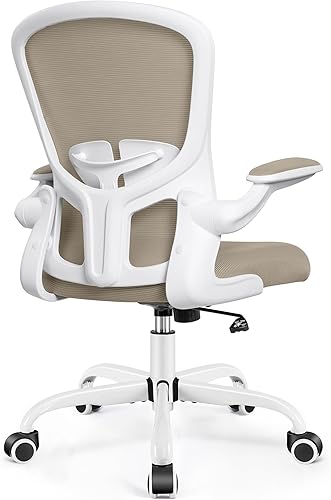 Miniatura 7 de FelixKing Silla de oficina, sillas de escritorio ergonómicas con ruedas, silla de malla para el hogar, soporte lumbar ajustable y altura, silla Ergo