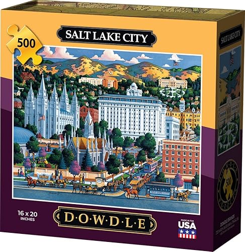 Dowdle Jigsaw Puzzle - Salt Lake City - 500 piezas