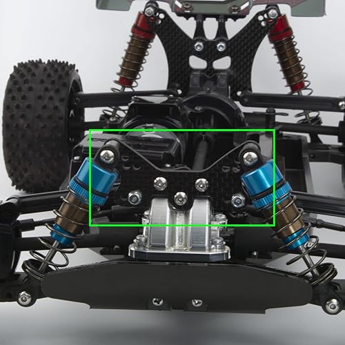 Miniatura 2 de HOBOHY TT-02B carbono amortiguador delantero estancia para Tamiya RC coche TT02B chasis actualizaciones reemplazar piezas #54556