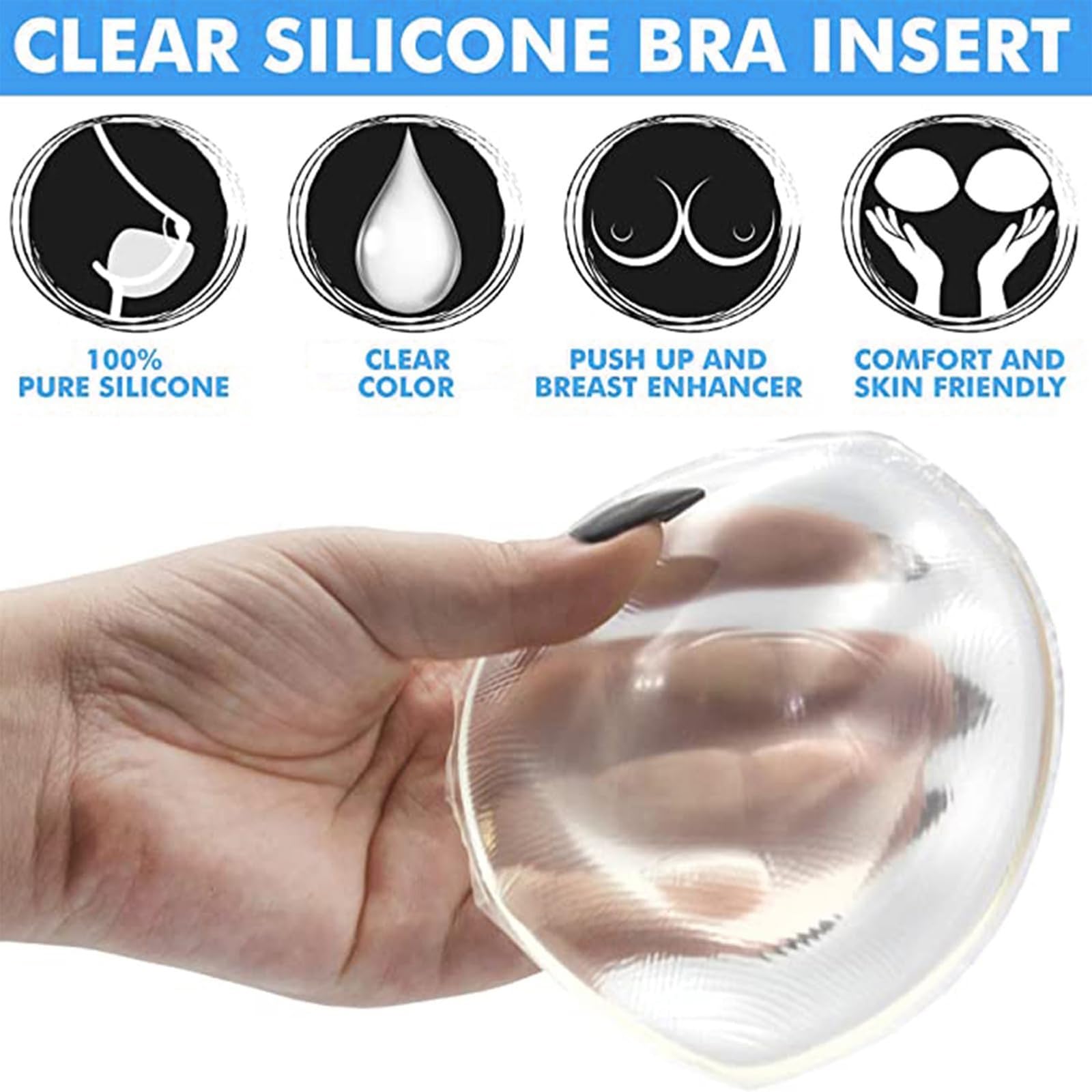 Prótesis de pecho de silicona triangular suave, adherencia sin costuras, temperatura corporal, adaptativa para un aspecto natural, silicona ligera apta para nadar