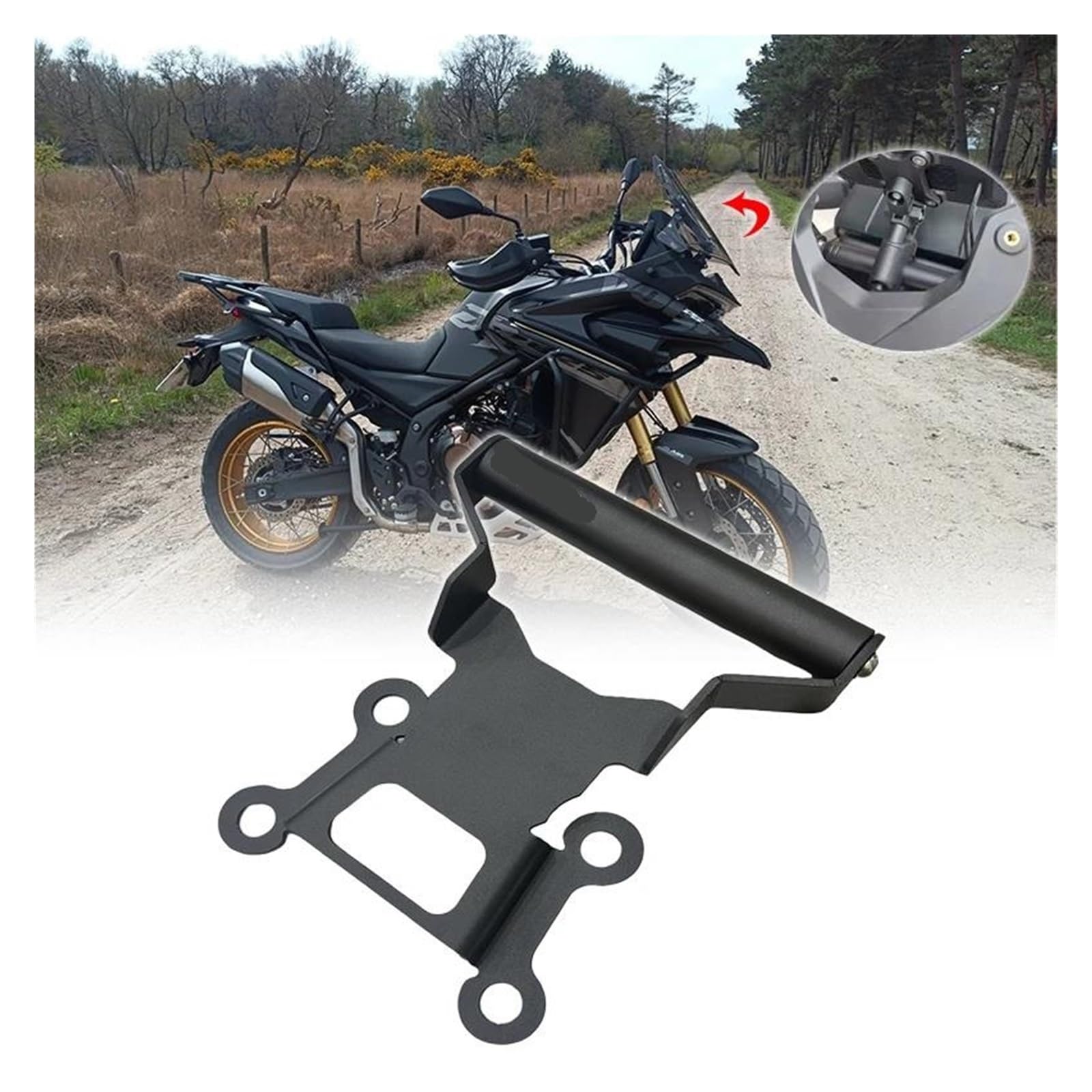 Navigation Mount Replacement Per VOGE Valico 625DSX DSX625 DS625X DS525X DS 625 525X Staffa Di Supporto Per Telefono Cellulare Per Navigazione GPS Barra Estensione Da 22mm