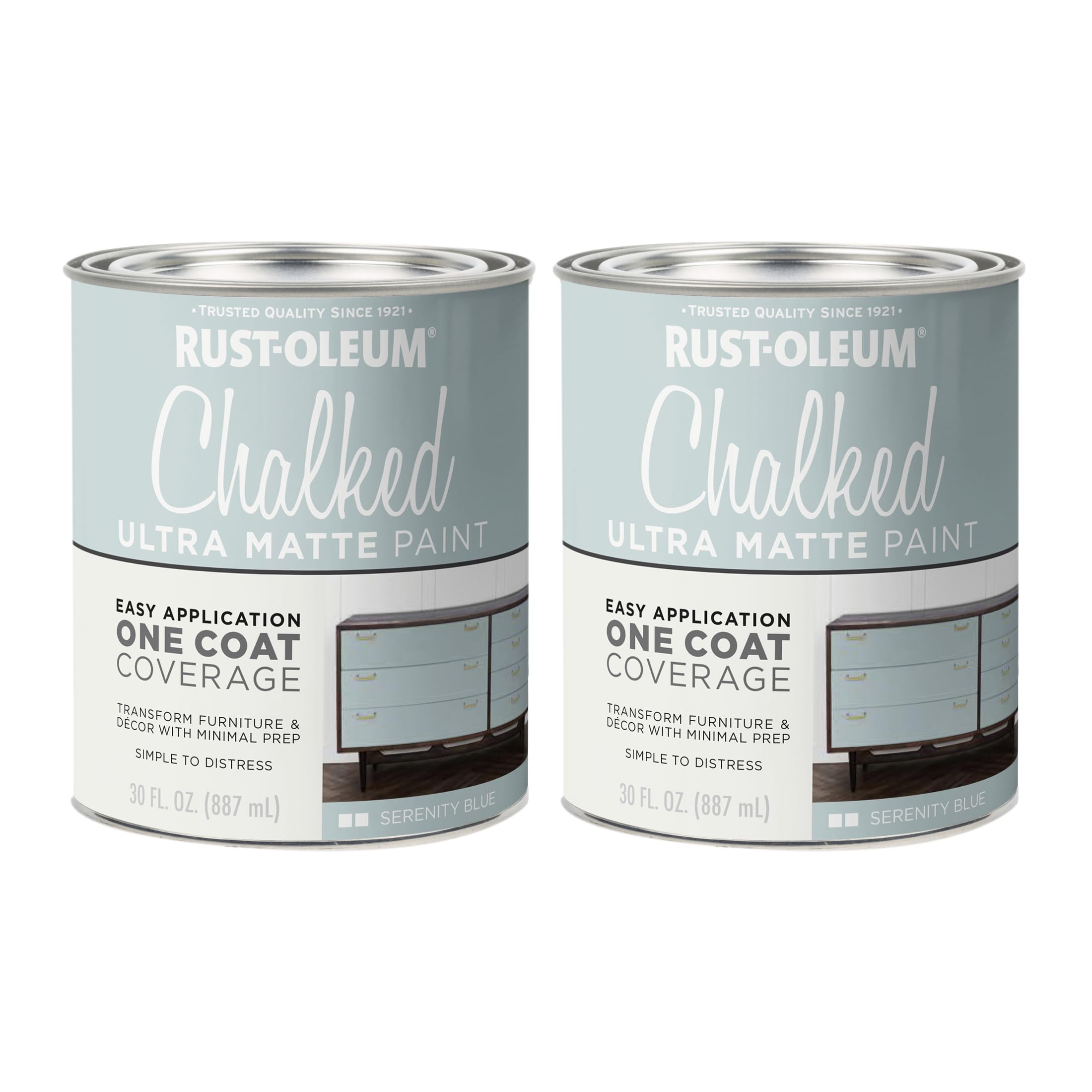 Rust-Oleum Chalked All-in-One Ultra Matte Serenity Blue Spray Paint