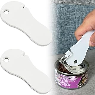 2 in 1 Soda Pop Top Can Opener Manual, 2PCS Easy Can Opener Tool for Long Nails, Seniors with Arthritis and Bartender