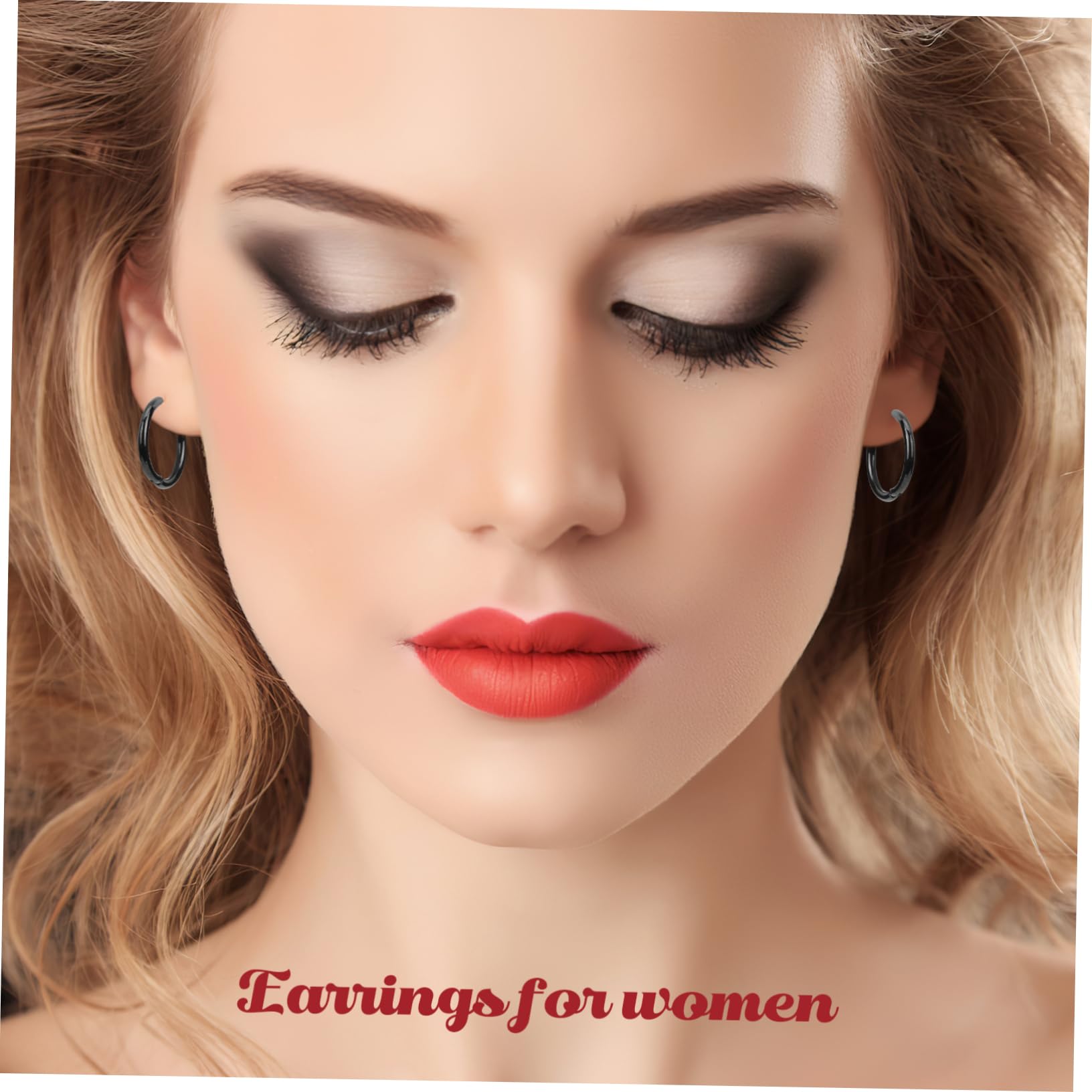 LIFKOME 50piezas Pendientes Inoxidable Hipoalergénicos Para Mujeres De Pendientes Redondos Antialérgicos y Elegantes Para Ocasiones Especiales