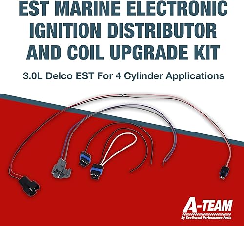 Miniatura 6 de A-Team Performance - Distribuidor de encendido electrónico y kit de actualización de bobina EST Marine 3.0L Delco EST para aplicaciones de 4