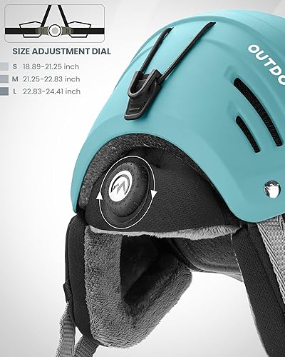 Miniatura 3 de OutdoorMaster Kelvin II - Casco de esquí para deportes de nieve, casco de snowboard para hombres, mujeres y jóvenes
