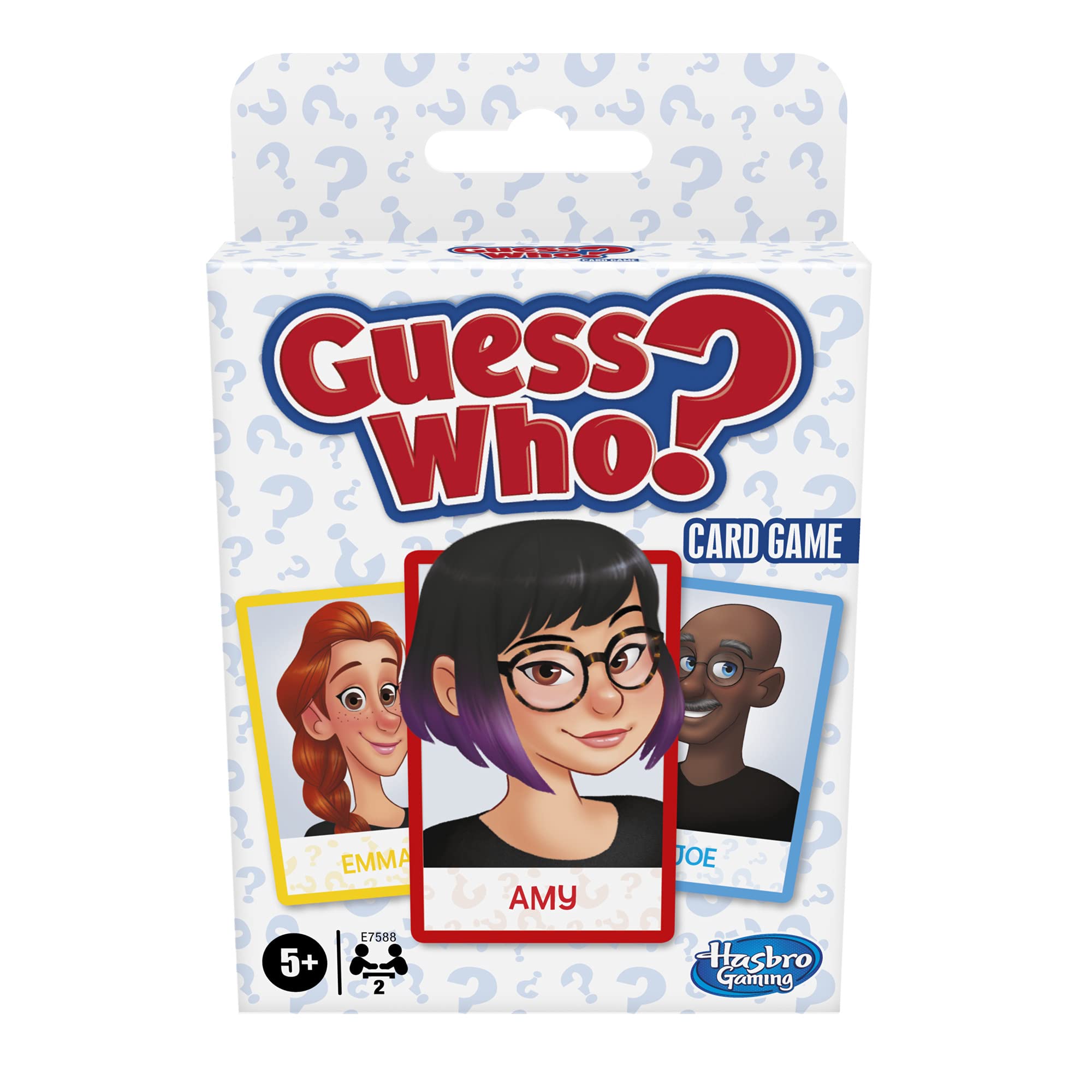 Hasbro Gaming E7588FS4 Classic Card Game Guess WHO, Multi-Colour, Multicoloured