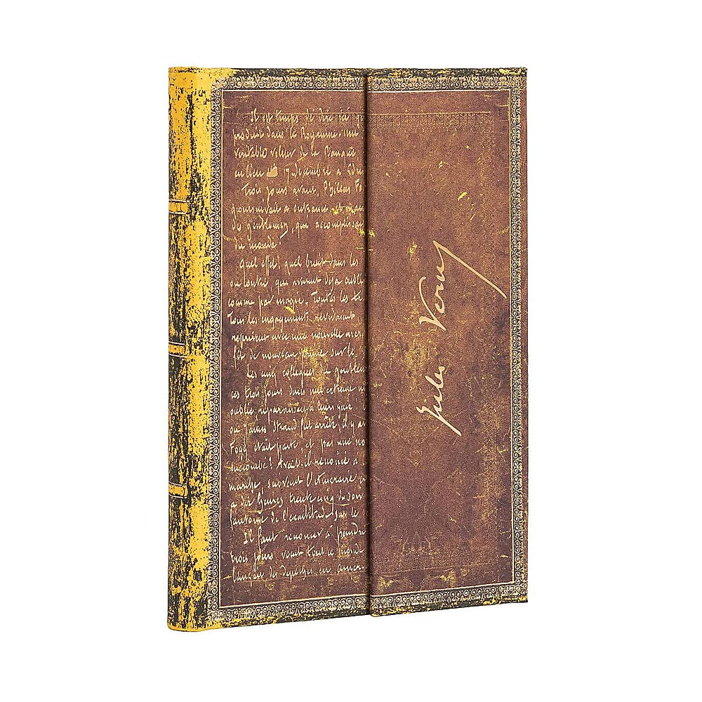 Paperblanks - Verne, Around the World - Embellished Manuscripts Collection - Mini - Lined - Wrap Closure - 85 Gsm