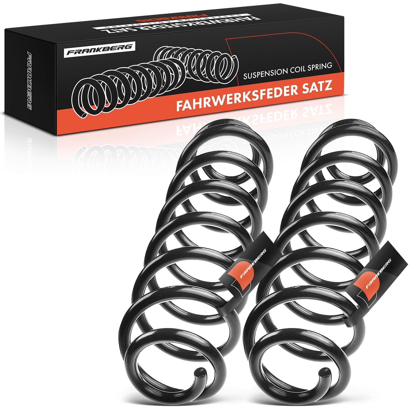 Frankberg 2x Federn Fahrwerksfeder Hinterachse Replace# 1K0511115CS