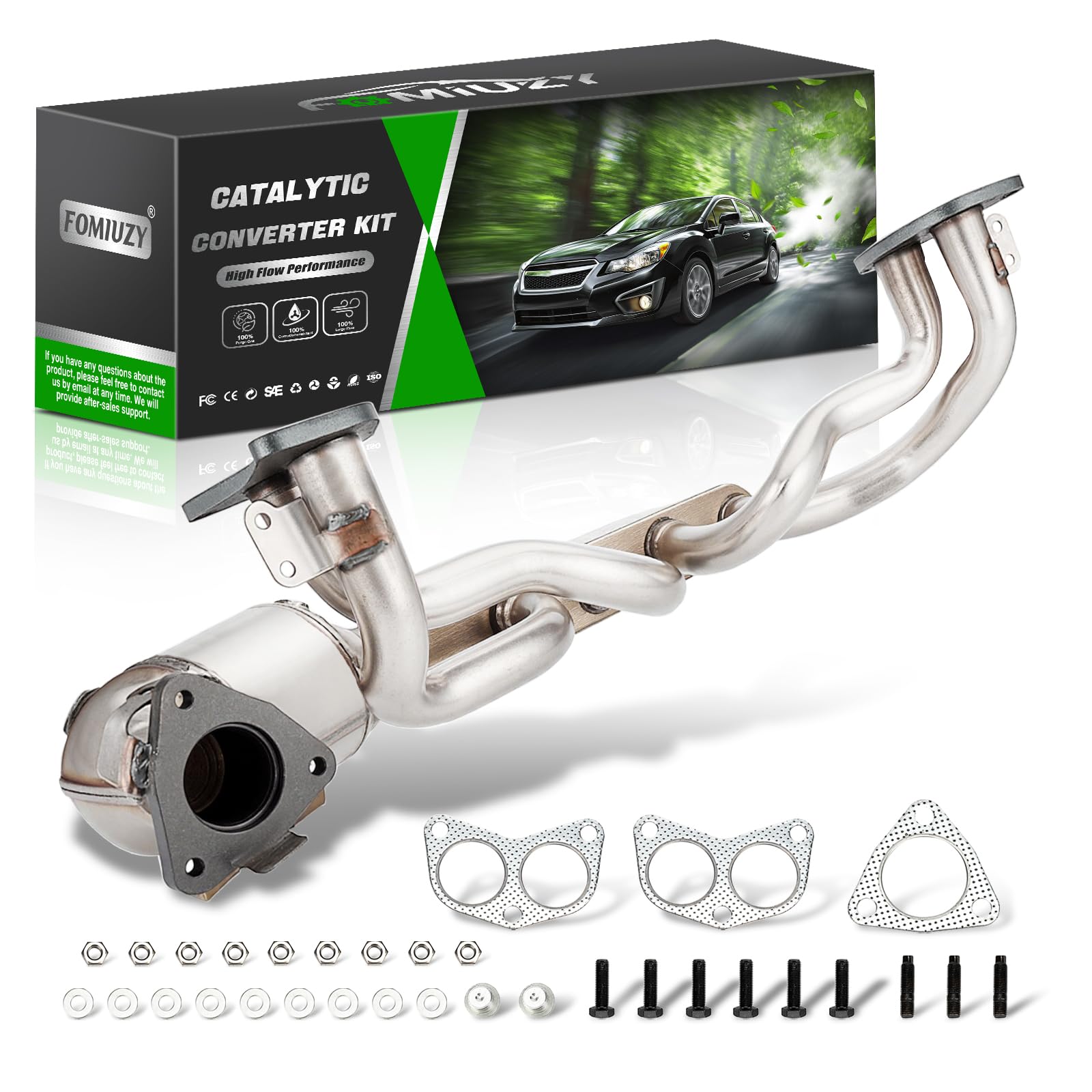 Catalytic Converter Compatible with Subaru Forester 2011 2012 2013 2014 2015 2016 Impreza 2012-2016 Legacy Outback 2013-2014 XV Crosstrek 2013-2015 Crosstrek 2016-2017 2.0L 2.5L