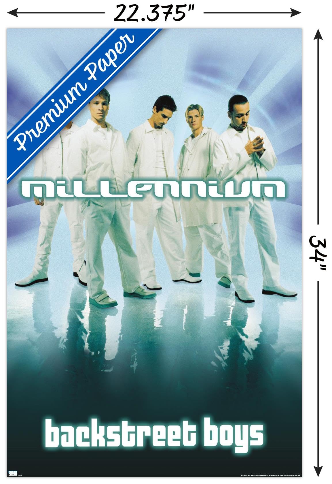 Amazon.com: Backstreet Boys - Millennium Wall Poster, 34L
