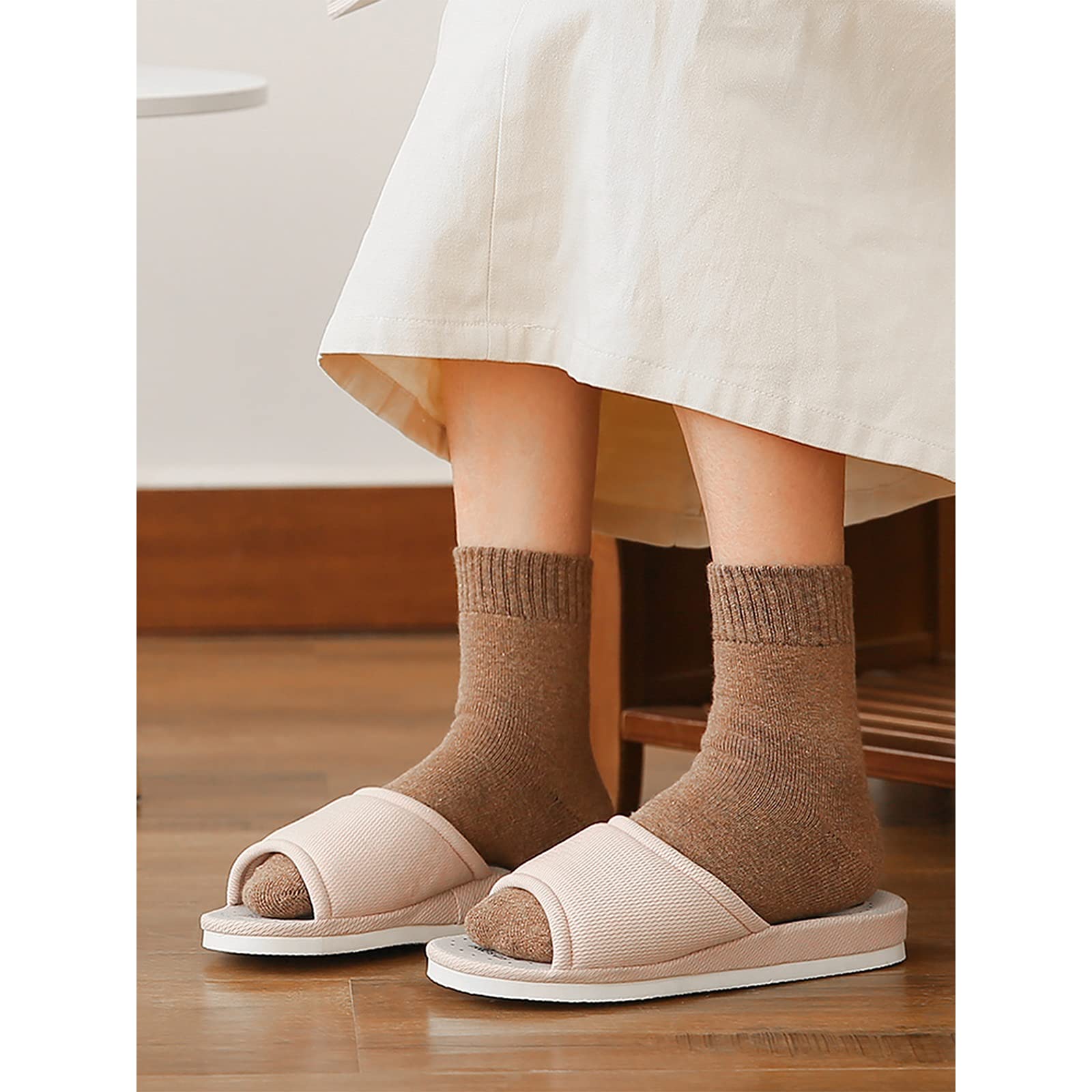Weiche Massagepantoffeln für Damen, Reflexzonenmassage und Akupressur-Massagegerät, Sandale, offene Zehe, für Herren und Damen, weiche Unterseite