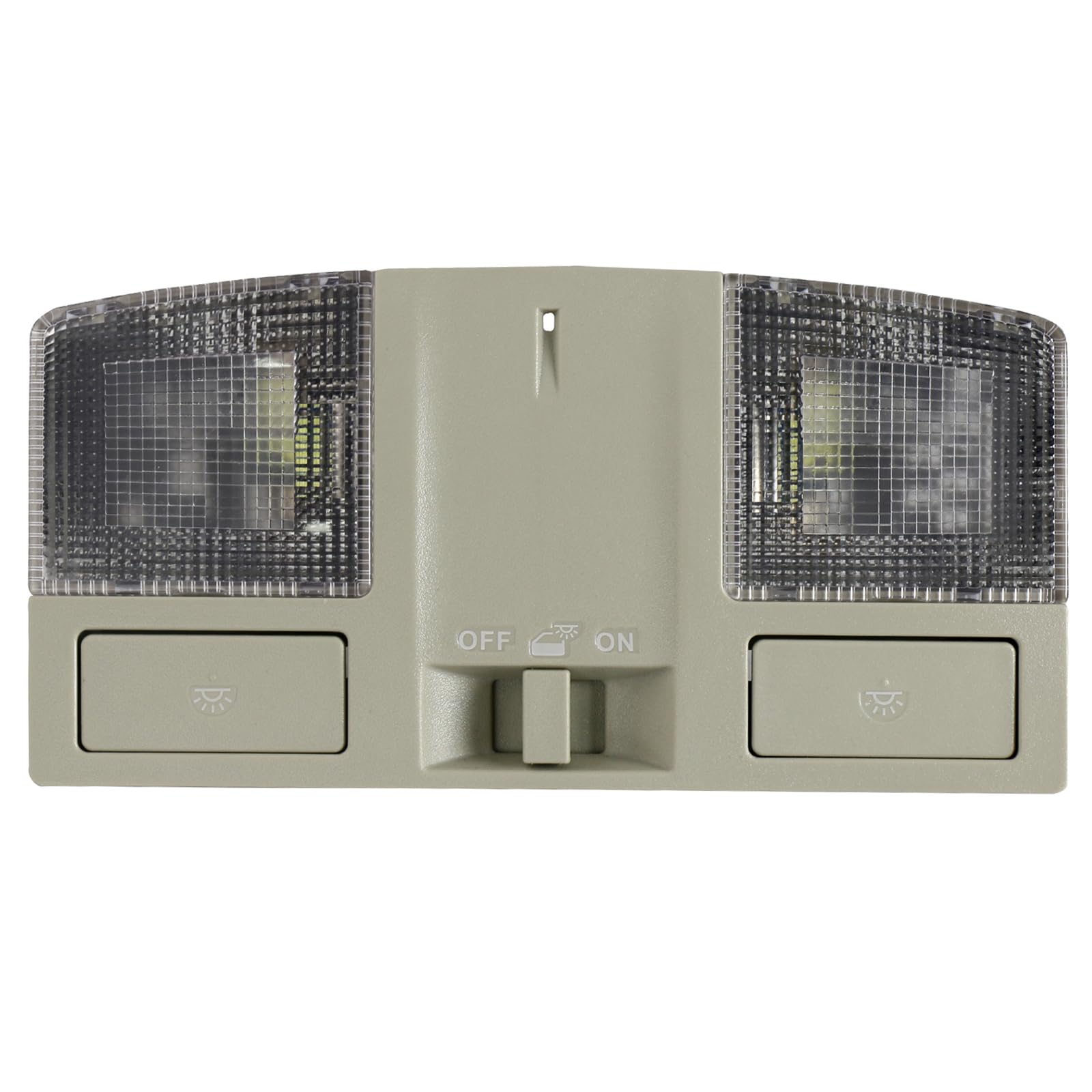 Osompar Overhead Console LED Light, Reading Lamp, Roof Console Switch for Mazda 3 2010 2011 2012 2013 Replaces BBM4-69-970B-75 Without Sunroof Switch Cab Interior Ceiling Reading Light