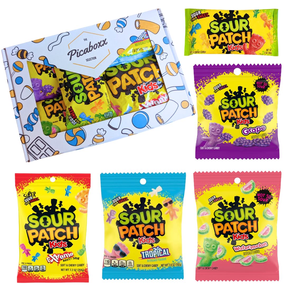 Picaboxx | Sour Patch Kids | American Candy Gift Box | Sweet