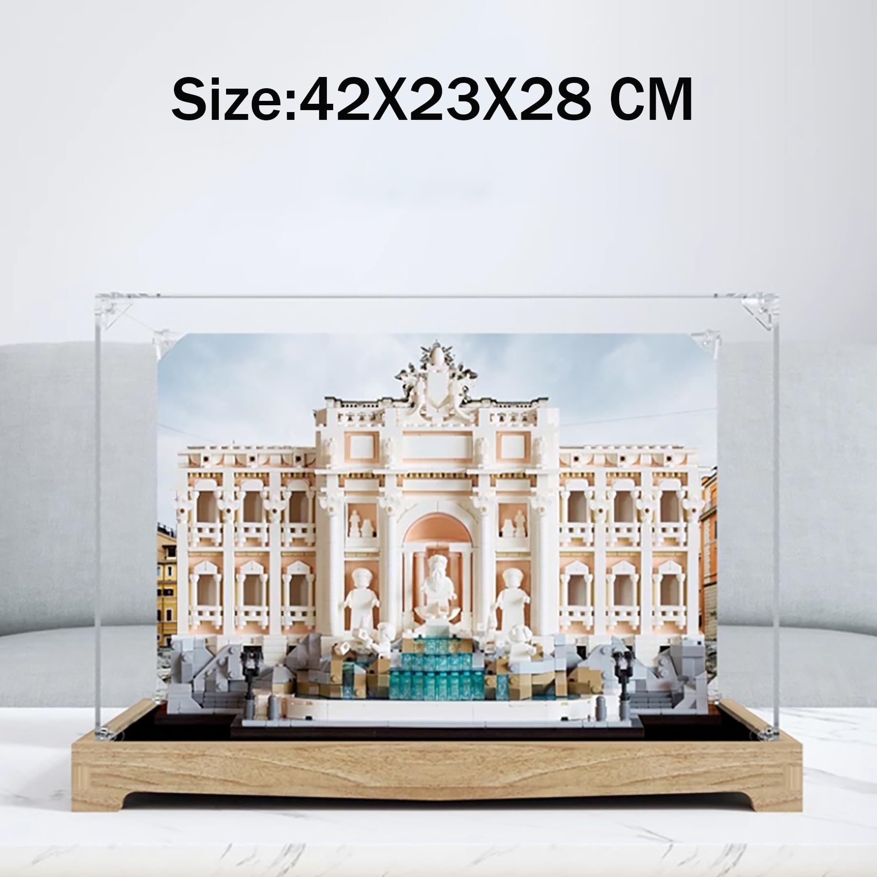 Amazon.com: Acrylic Display Case for Lego 21062 Trevi Fountain