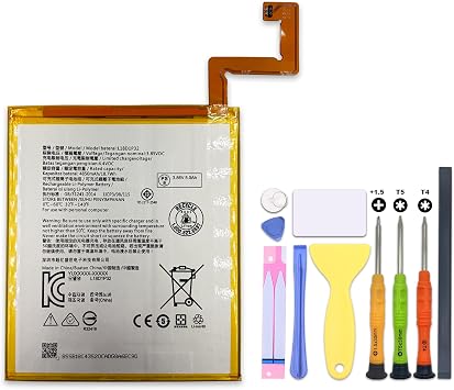 L18D1P32 Battery Replacement for Lenovo Tab M10 Tablet Model TB-X505F TB-X505L TB-X505X TB-X605F TB-X605L 3.85V,18.7Wh,4850mAh with Tools Not for Tab M10 Plus Battery