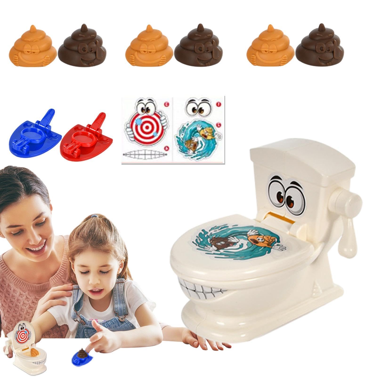 Amazon.co.jp: 子供用トイレおもちゃ | 家族うんちランチャートイレ