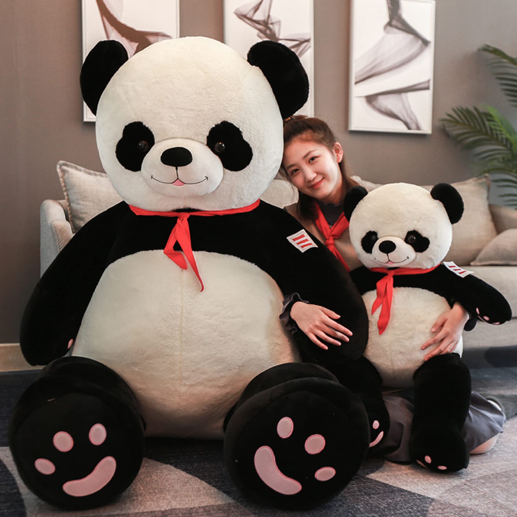 Amazon.co.jp: MJKQ9 ぬいぐるみ巨大 大きい スタイル2 パンダpanda