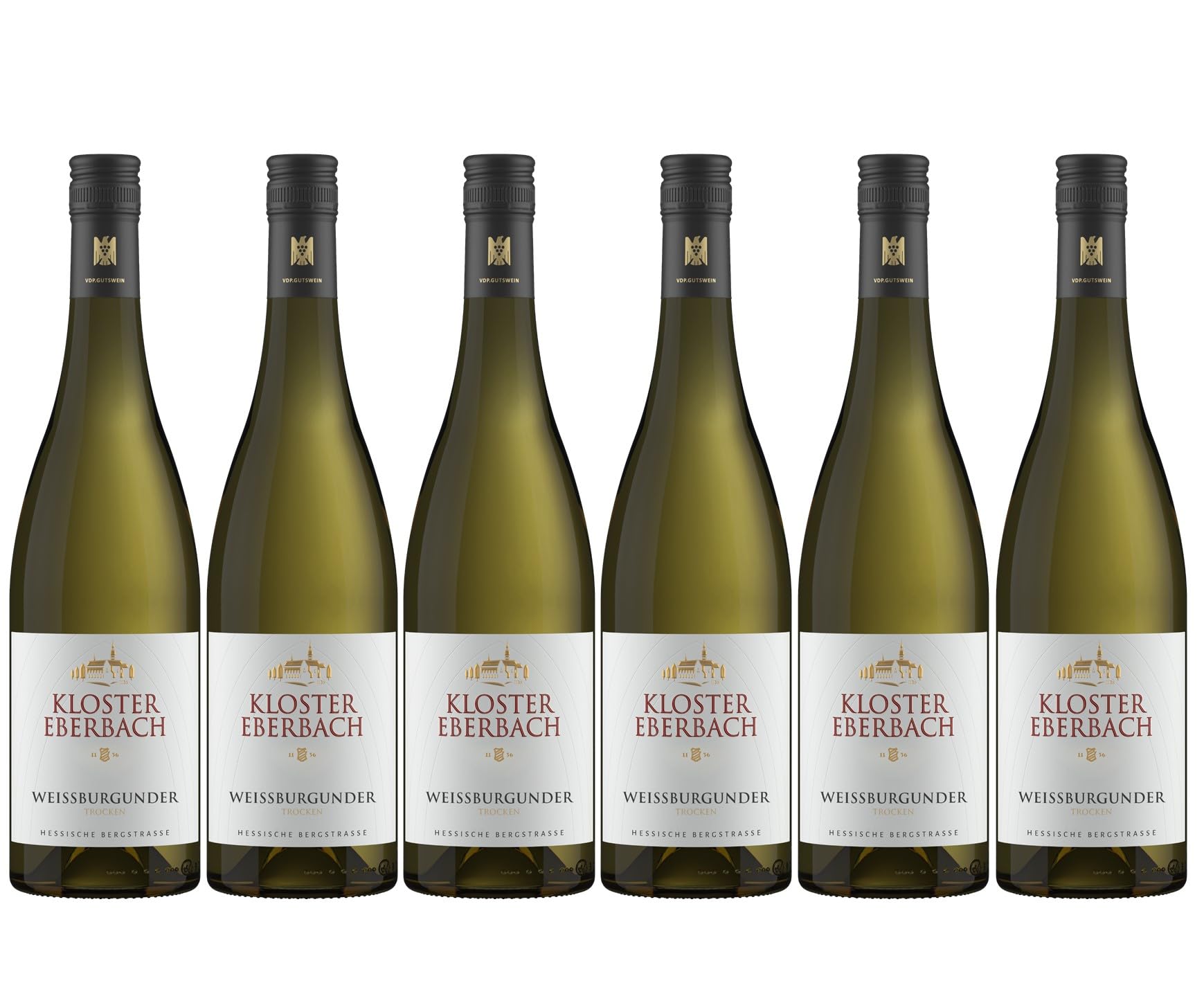 Kloster Eberbach - Weissburgunder, Trocken Weißwein aus Deutschland (6 x 0.75 l)