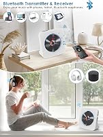 Gueray Bluetooth CD lejátszó HiFi hangszoróval, FM rádió és USB funkcióval 2