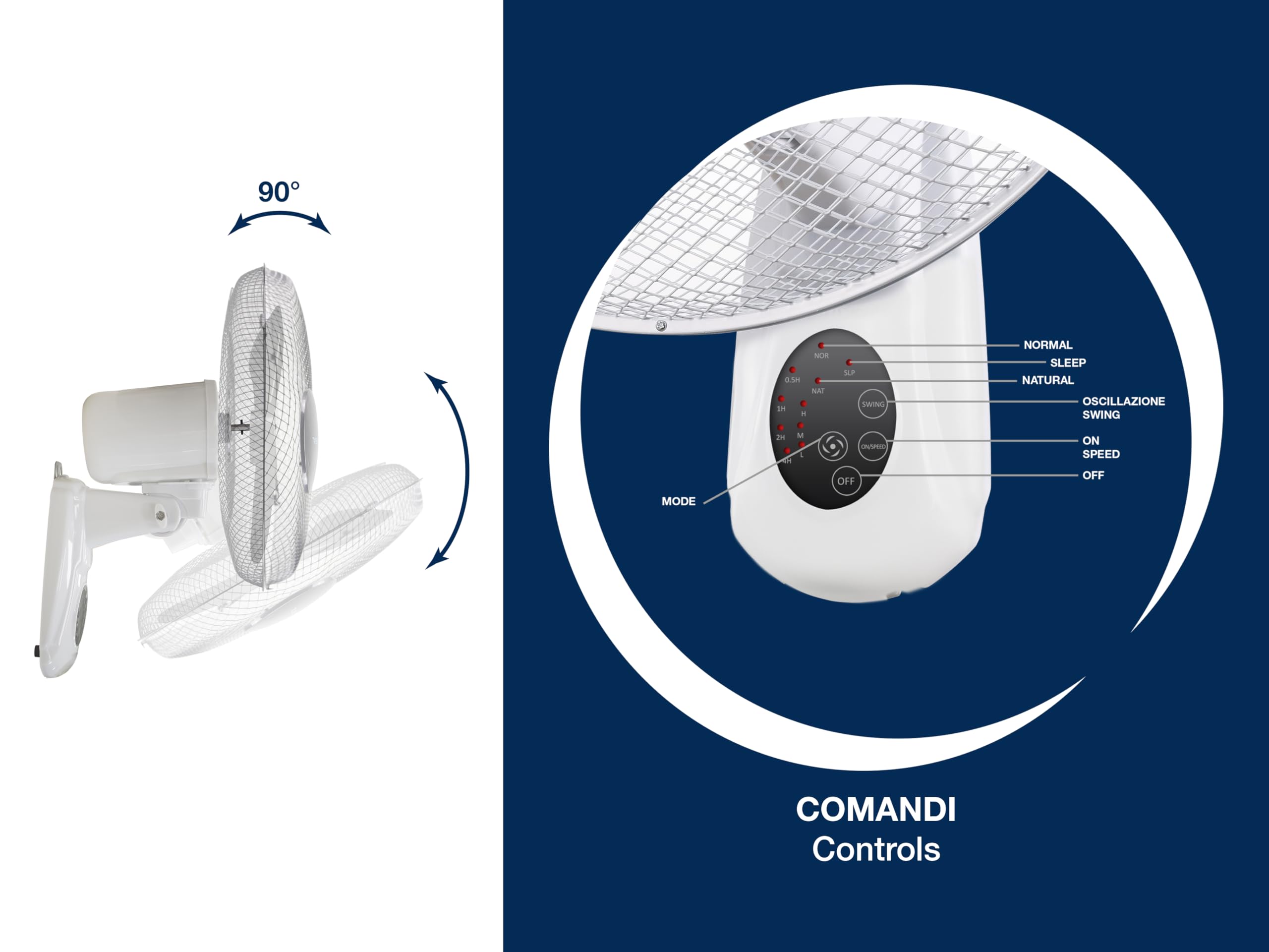 BEPER P206VEN600 Wandventilator mit Fernbedienung und Timer