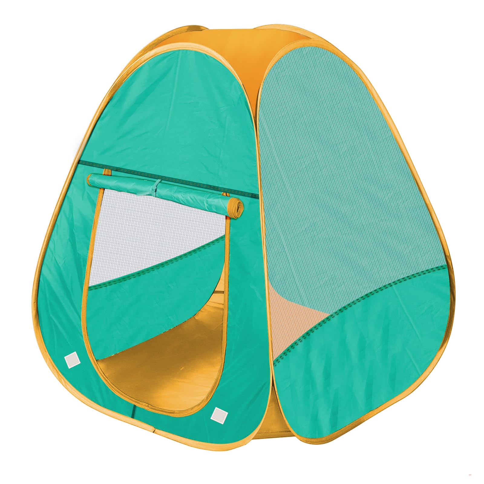 Kids Play Tent Pop Up Tent for Girls and Boys,Automatic Setup and Foldable Playhouse Castle Toys Outdoor and Indoor(Green)