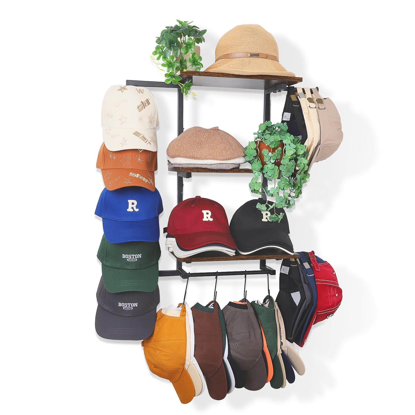 Organizador de Gorras para Dormitorio, Entrada y Armario