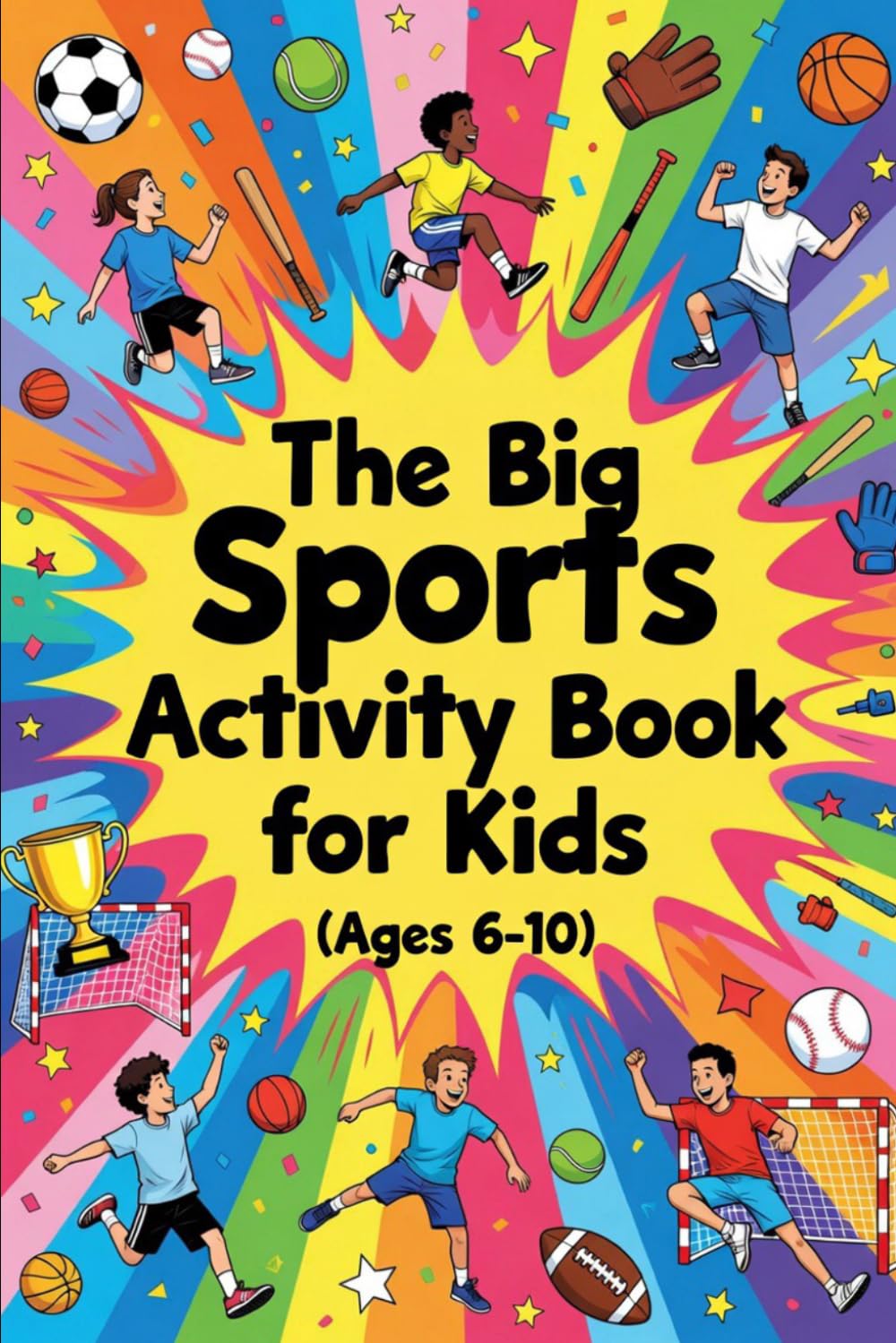 The Big Sports Activity Book for Kids (Ages 6–10)