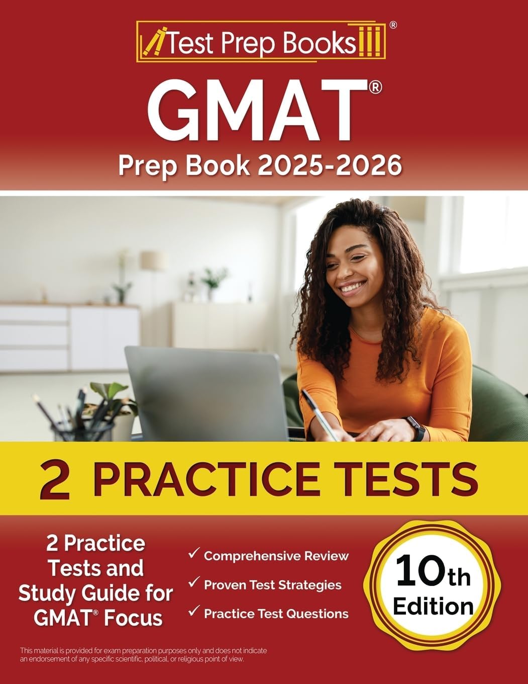 GMAT Prep Book: Practice Tests and Study Guide for GMAT Focus: [10th Edition]