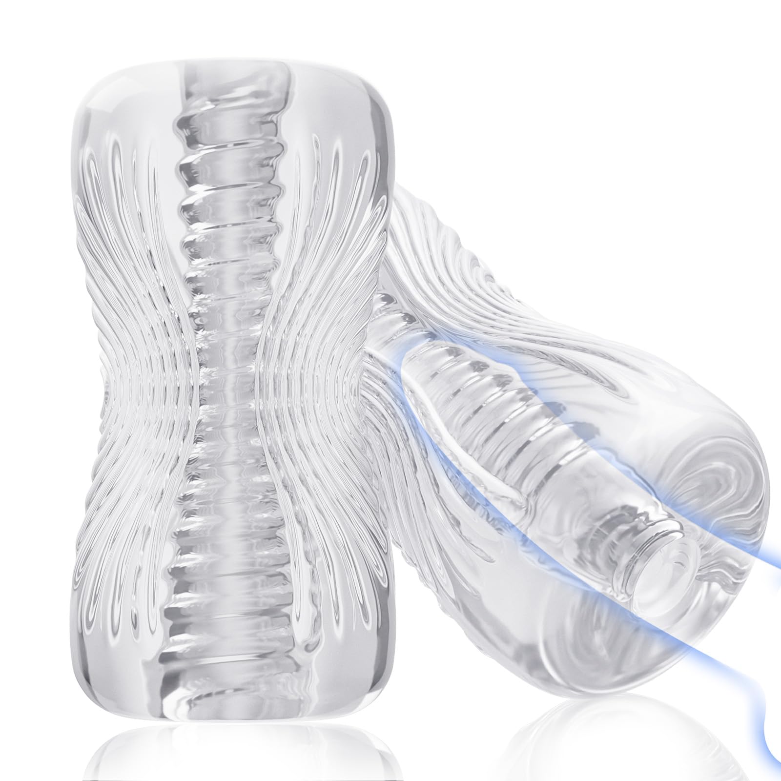 Masturbatore Uomo Sex Toys - Sex Toy Realistico Masturbatori per Uomini Maschile Tascabile Reale Giocattolo Erotico per Sesso, Stretta Apertura Anale Pompino per Gli con 3D Vagina Giocattoli Sessuali