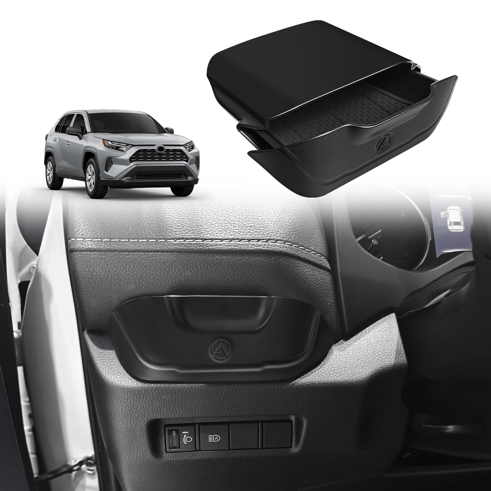 Photo 1 of Muslogy Console Storage Drawer for 2019-2025 Toyota RAV4 Driver Drawer Box