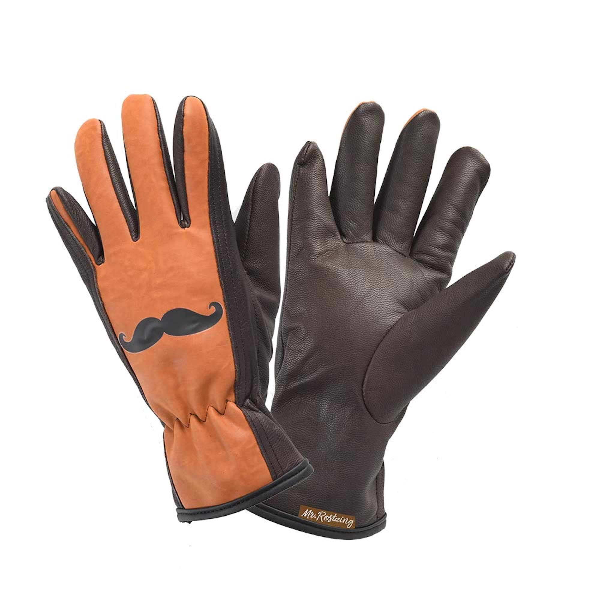 Rostaing Mister Gants Moustache Jardinage Homme Cuir Taille Plantation