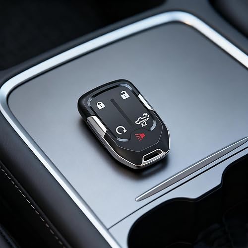 Miniatura 6 de Reemplazo de carcasa de llavero remoto de entrada sin llave de 5 botones para GMC Sierra 1500 2500HD 3500HD GMC Acadia Chevy Silverado 2019-2020