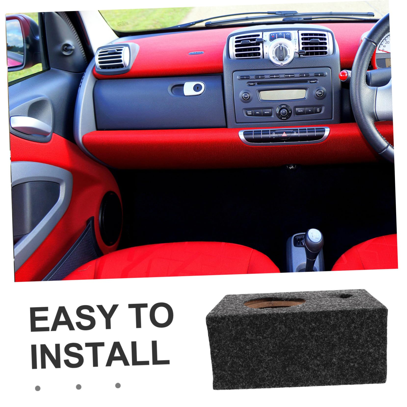 Mobestech Audio Per Auto Rivestimento Moquette Enclosure Per Subwoofer Facile Installare Compatibile Veicoli