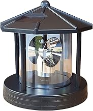 Fachhandel Plus – Ersatzkopf Solar-Leuchtturm groß drehend | für Roter Sand 110 cm, inkl. Akku