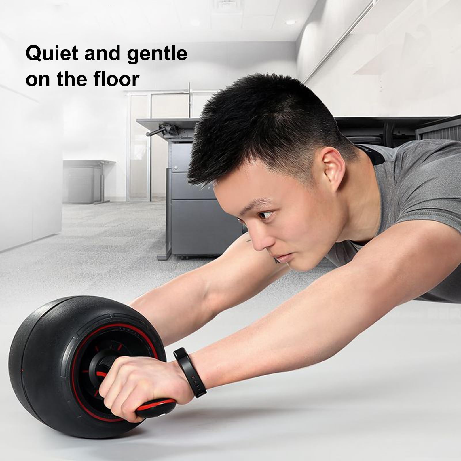 AB Roller Wheel, Core Trainer, automatyczna maszyna do ćwiczeń, do treningu brzucha, pleców, klatki piersiowej, dla kobiet i mężczyzn, fitness, sprzętu do biura