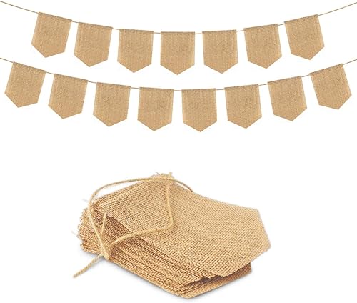 15 pancartas de arpillera pintadas a mano para decoración de fiestas de niños y adultos disponible en Yaxa Colombia