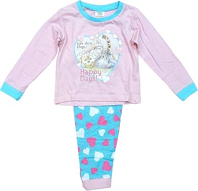Pyjama Fille Disney Bebe Pyjamas Winnie L Ourson Pyjama Happy Days Tailles De 6 Pour 24 Mois Amazon Fr Vetements