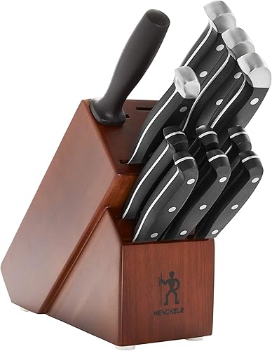Miniatura 38 de HENCKELS Statement - Juego de cuchillos afilados de 20 piezas con bloque, cuchillo de chef, cuchillo de pan, cuchillos de ingeniería alemana Natural