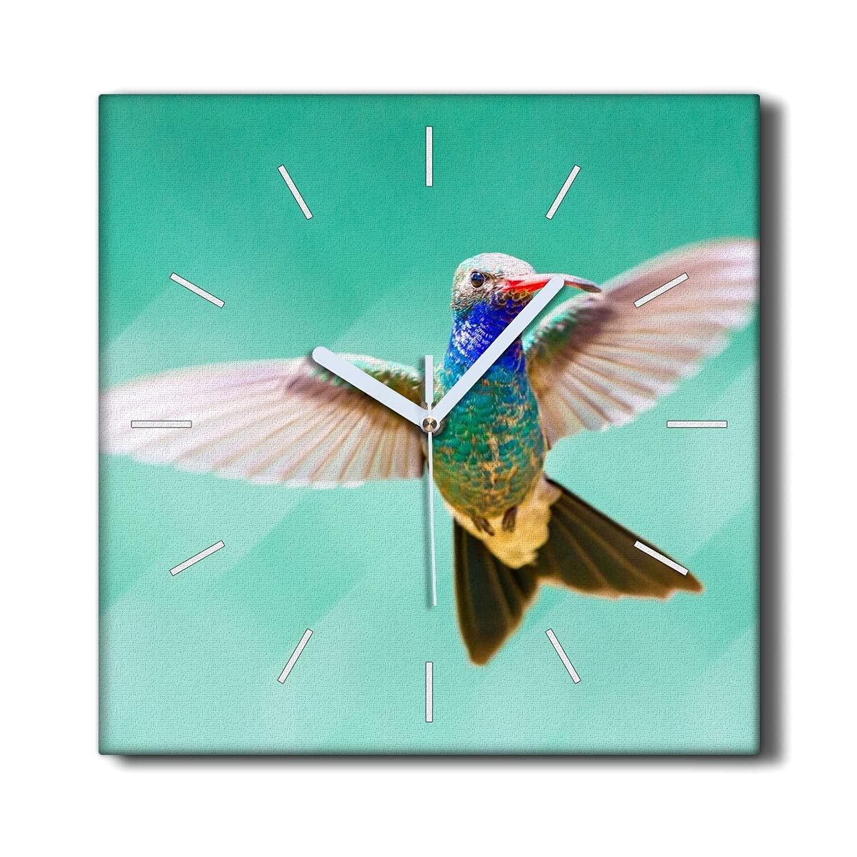 Horloge sur toile oiseau finissez-en avec le bruit grâce au sans tic-tac