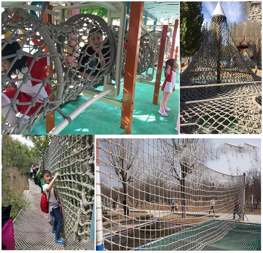 Amazon.co.jp: 遊具 ネット，クライミングネット 縄網 ネット網 遊具