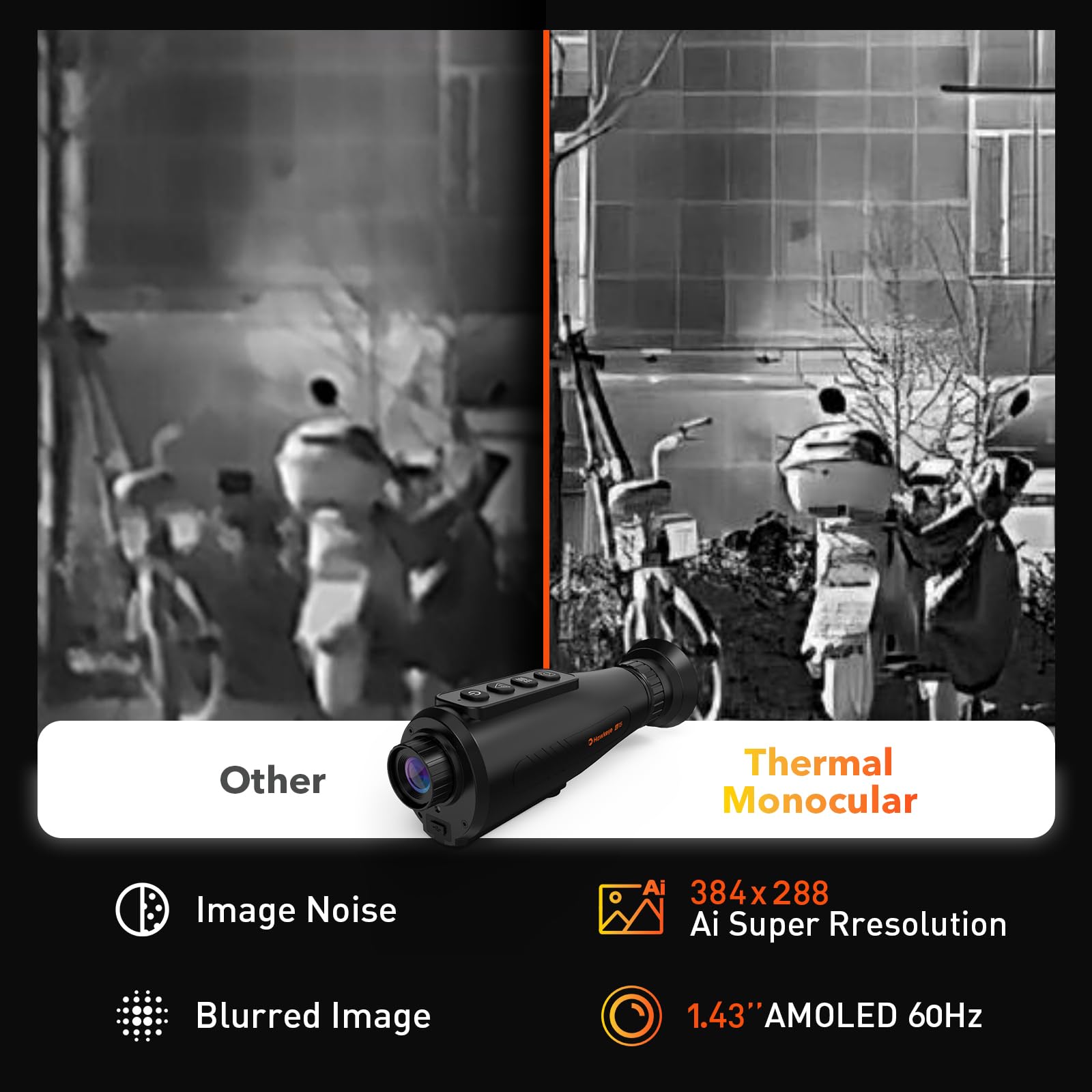 Amazon | XYTEC Ai15 サーマル単眼鏡 [AI超解像] サーマルイメージング